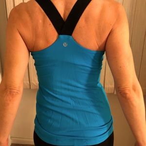 Blue Lululemon Athletic Top